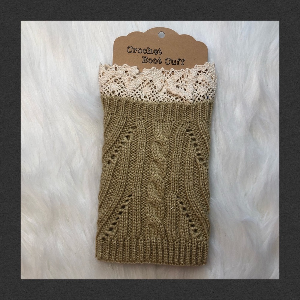 CABLE KNIT BOOT TOPPERS